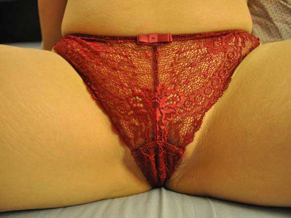 sexy red panty pics