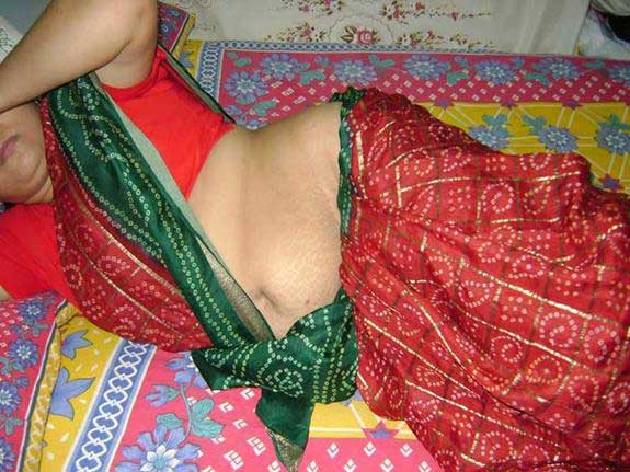 indian housewife in saree