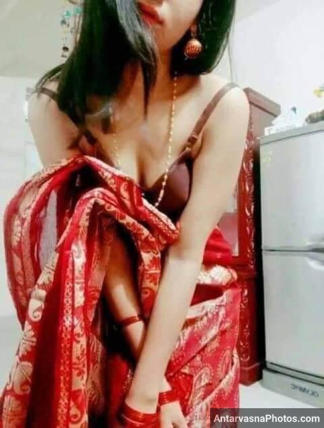 saree blouse me apni boobs dikhati hot nitya