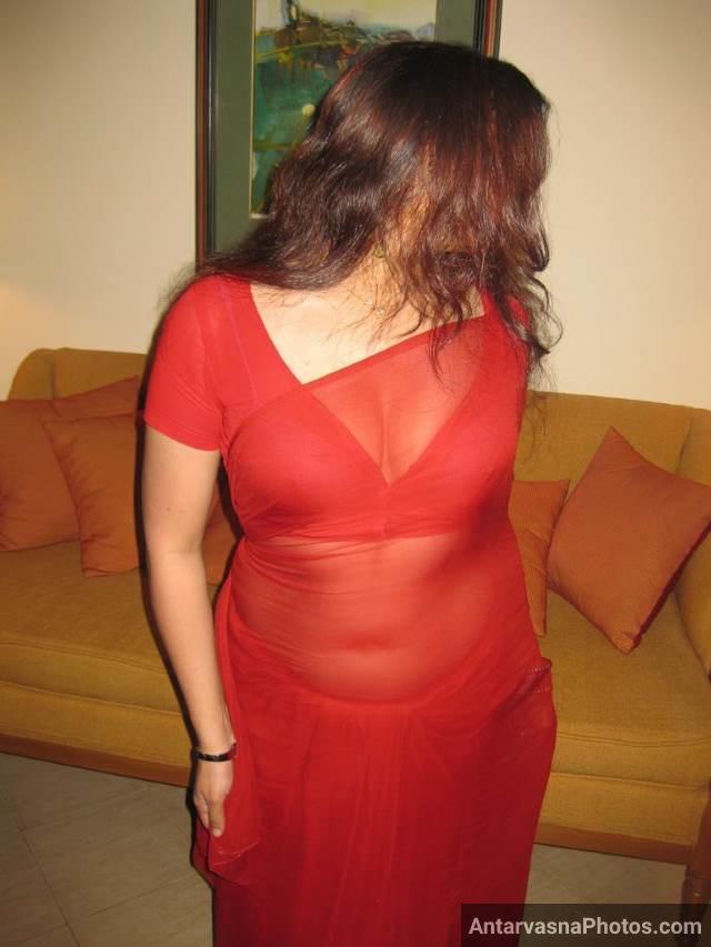 Red saree aur blouse me Padosan Ke Chudai Photos